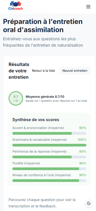 Feedback IA Entretien d'assimilation